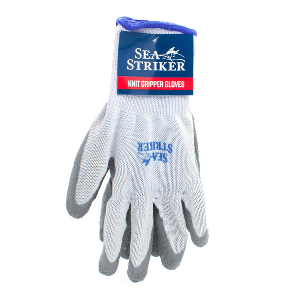 Sea Striker Rubber Coated Knit Gripper Gloves - Dogfish Tackle & Marine