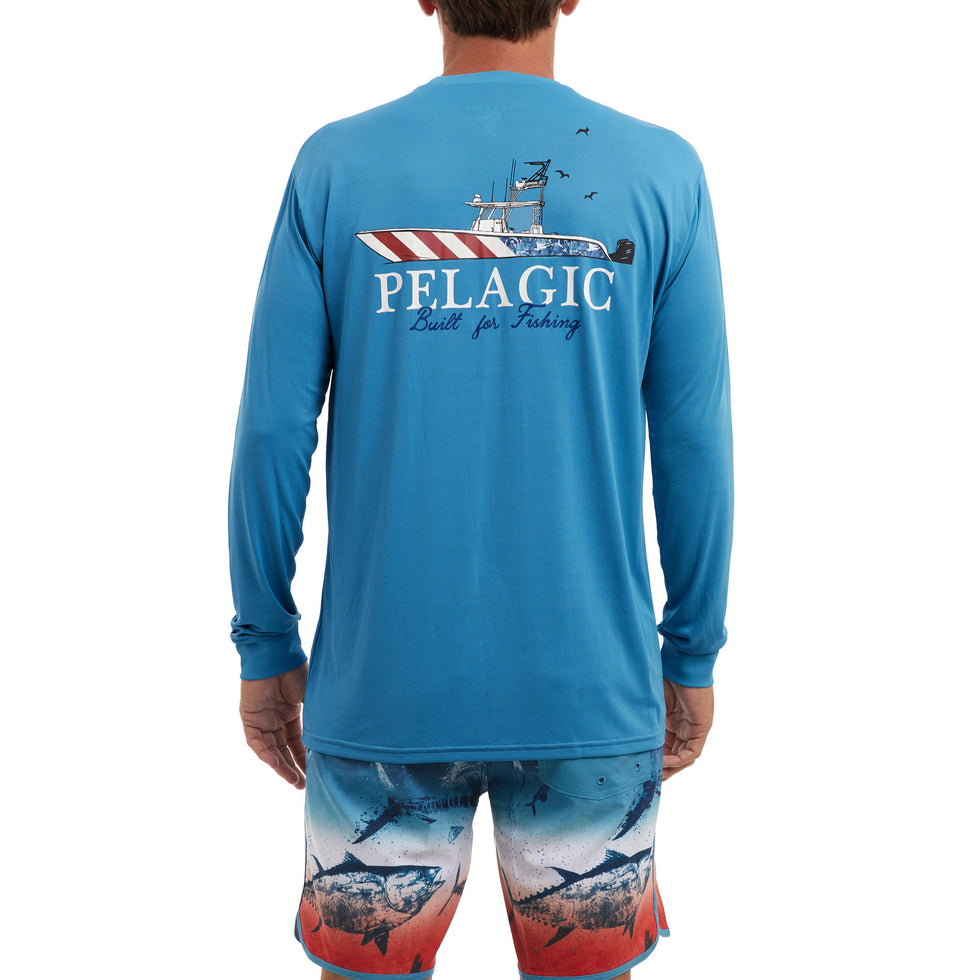 Pelagic Aquatek Fish N Stripes Fishing Shirt - Dogfish Tackle & Marine