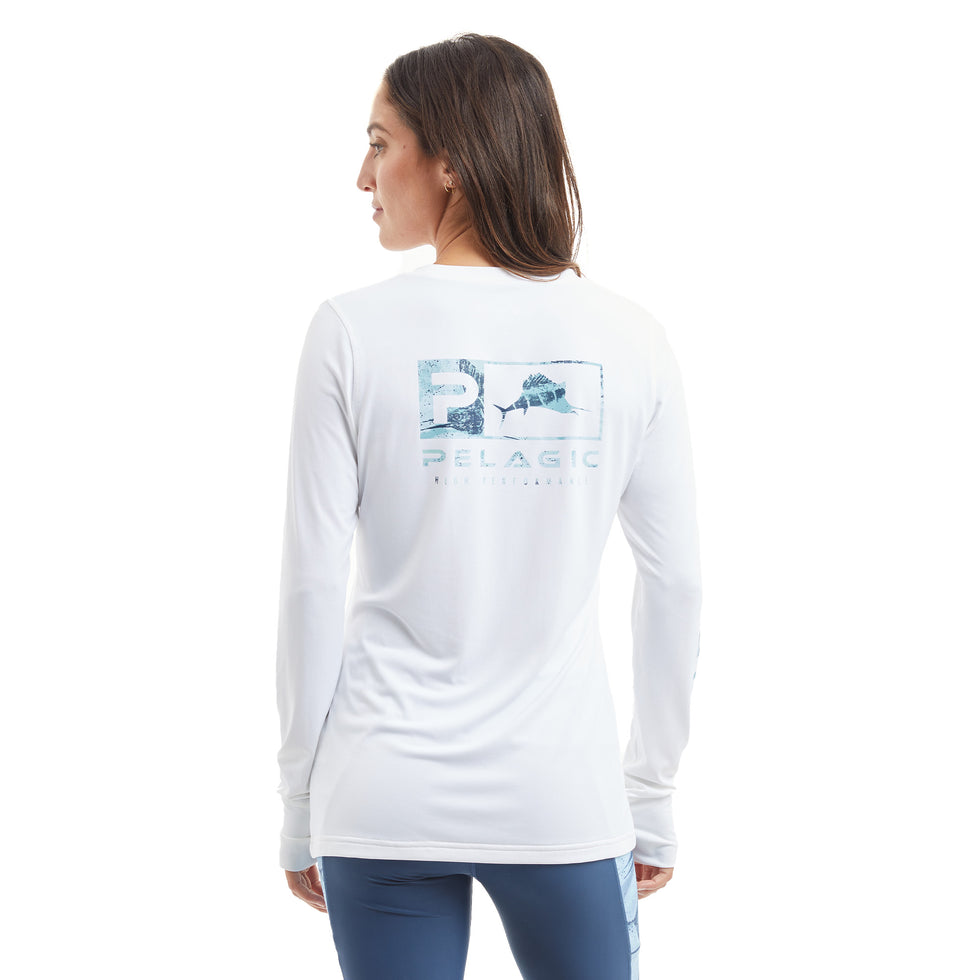 Pelagic Womens Aquatek Icon Fishing Shirt