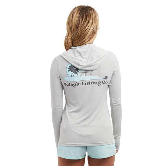 Pelagic Ws Aquatek Evening Fade Ws Hooded Fishing Shirt