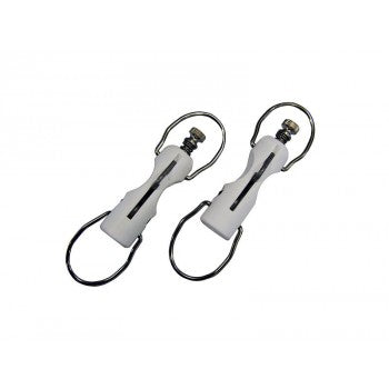 Trip-Ease TE-0110 Outrigger Clips Single Release-1Pair/White