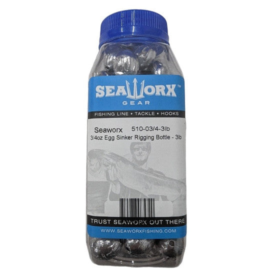 Seaworx Egg Sinker 3lb Rigging Bottle