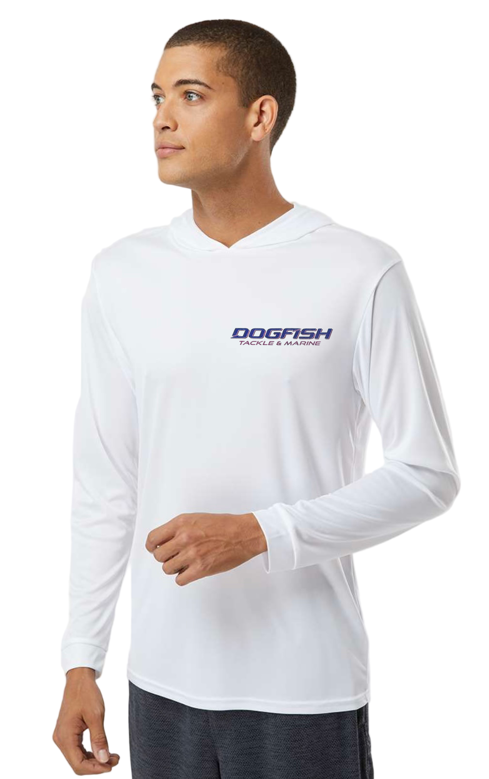 Dogfish Long Sleeve Hooded Microfiber Florida Flag - Dogfish Tackle & Marine