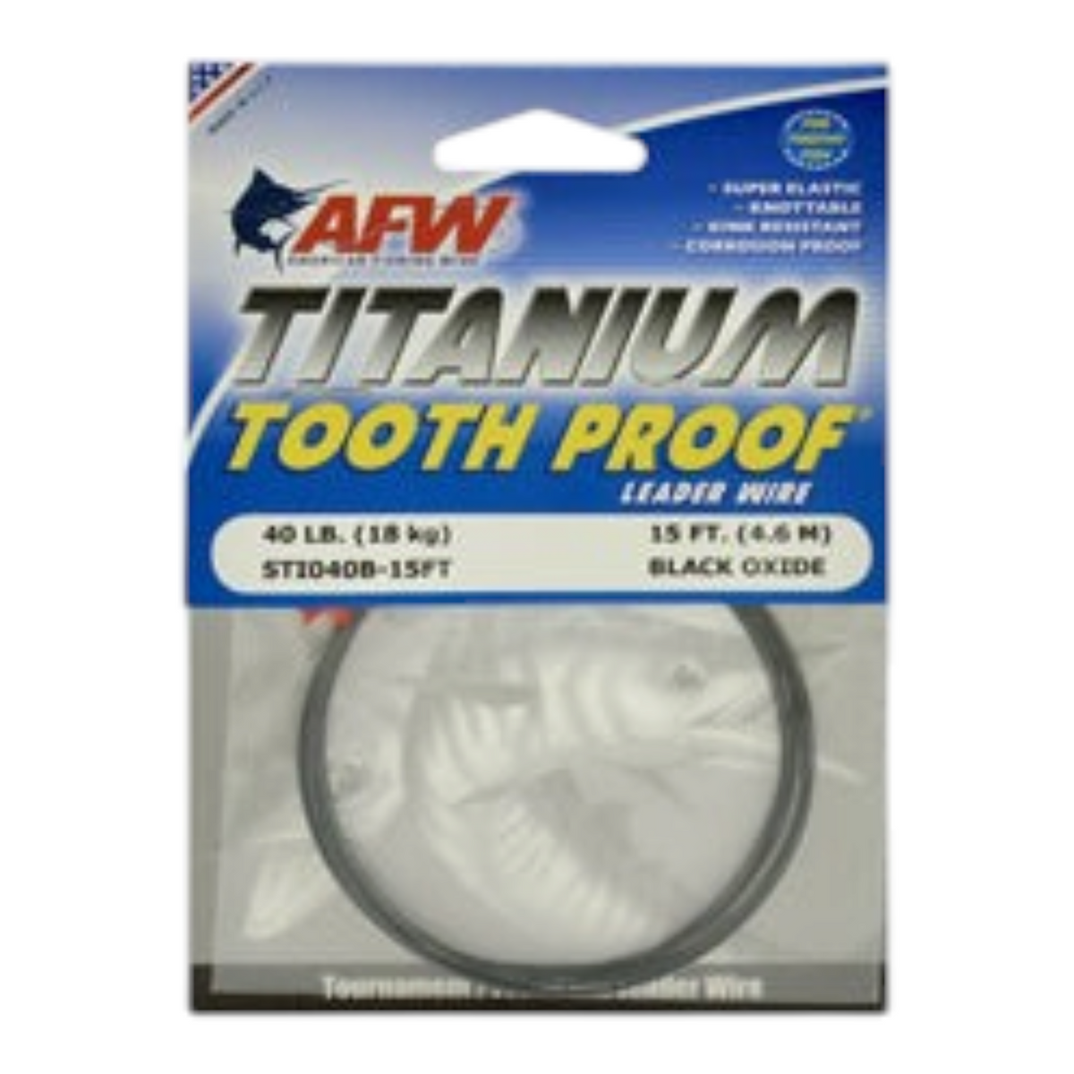 AFW Titanium Tooth Proof 15ft - Dogfish Tackle & Marine