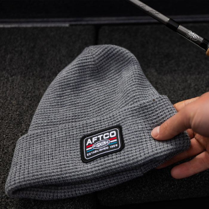 Aftco Chevron Waffle Fishing Beanie - Dogfish Tackle & Marine