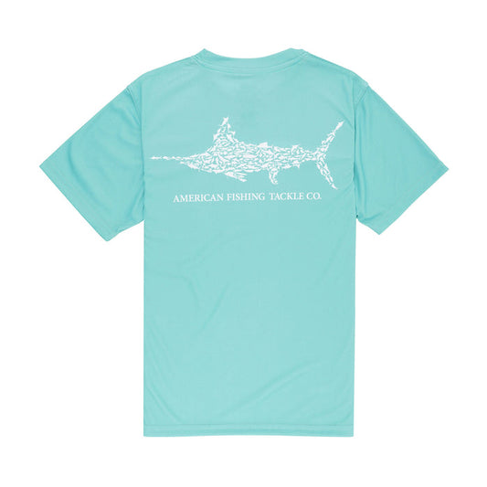 Aftco Kids Jigfish Jig Fishing Short Sleeve Shirt