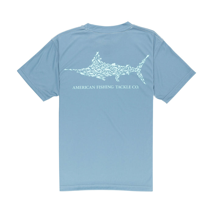 Aftco Kids Jigfish Jig Fishing Short Sleeve Shirt - Dogfish Tackle & Marine