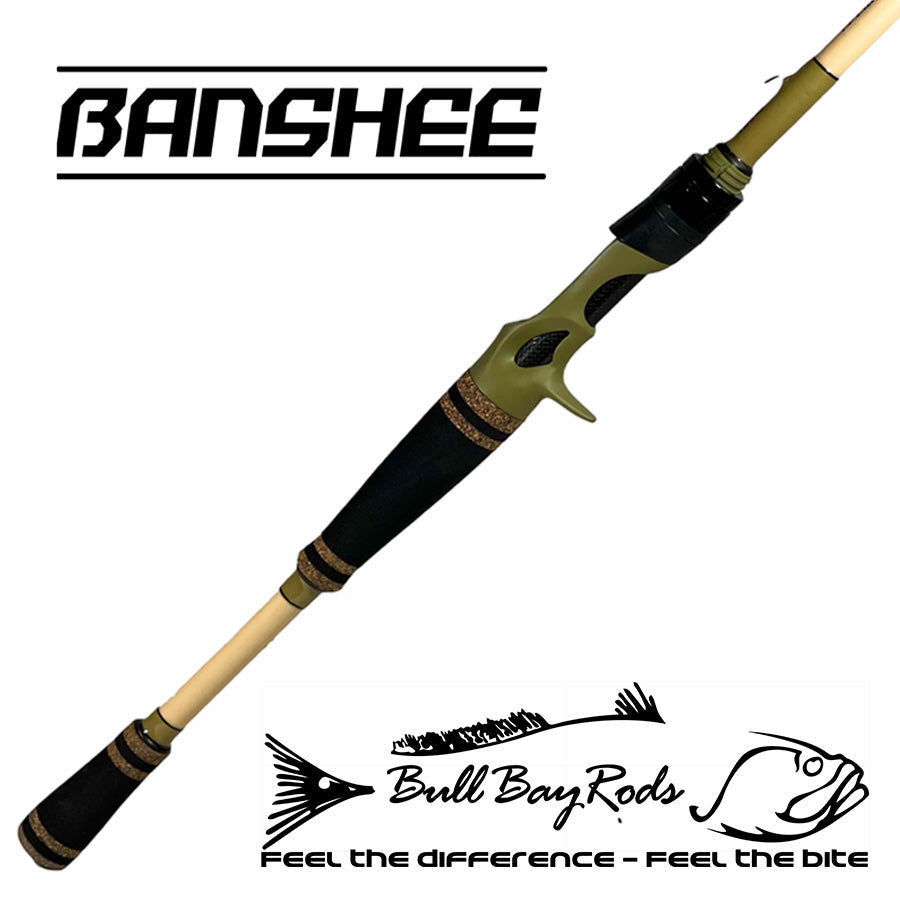 baitcasting rods on sale Bull Bay Banshee Casting Rod 7'4" 6-12#