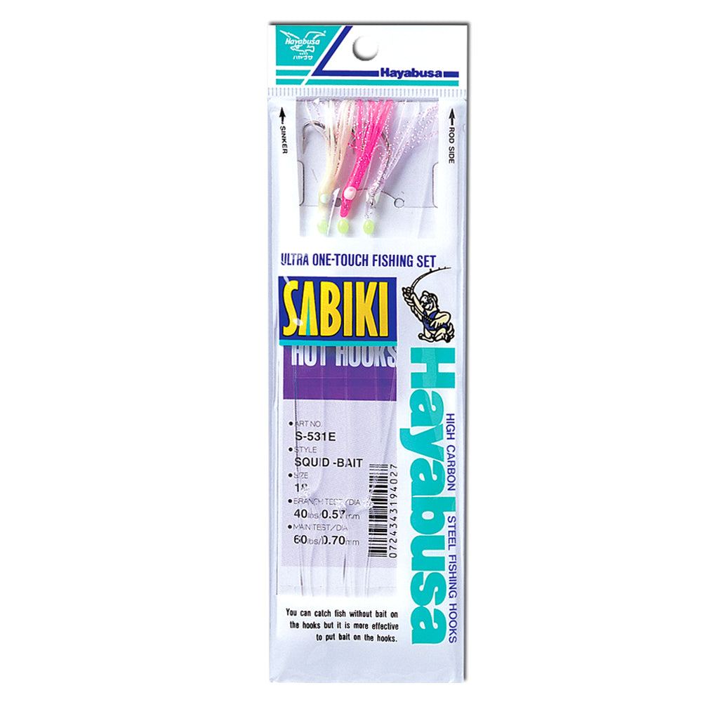 Sabiki® D115E - Feather & Yarn Mackerel Fish Skin - Hayabusa