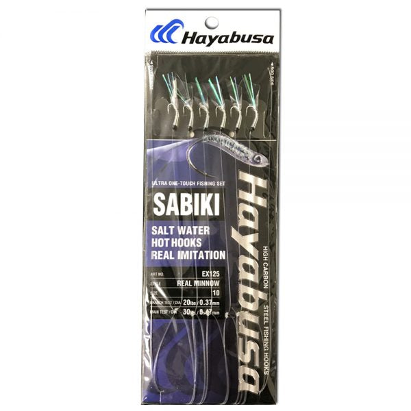 Hayabusa EX125 size 16 hot hooks real imitation sabiki– Dogfish