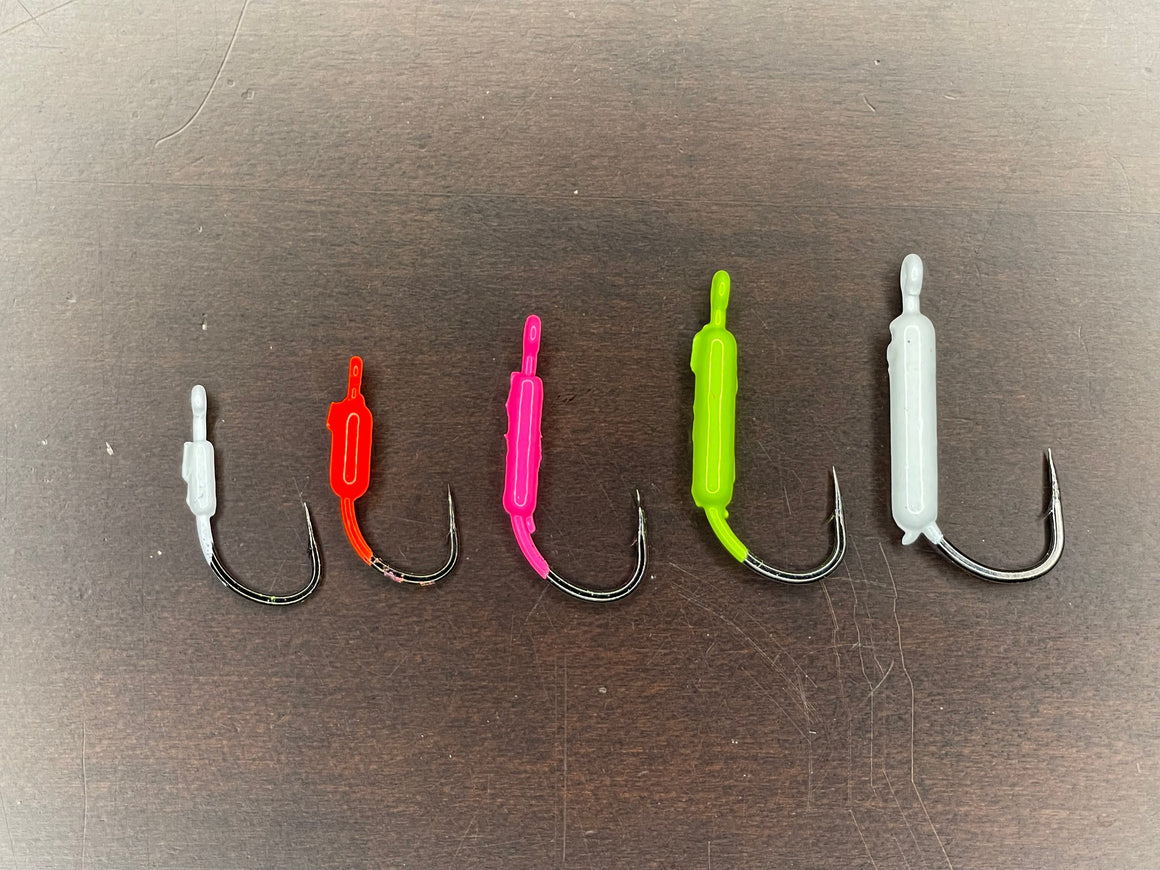 Captain Chappy Weighted Hook Jig (Owner Aki Hook) Pink / 1/32oz 4ct