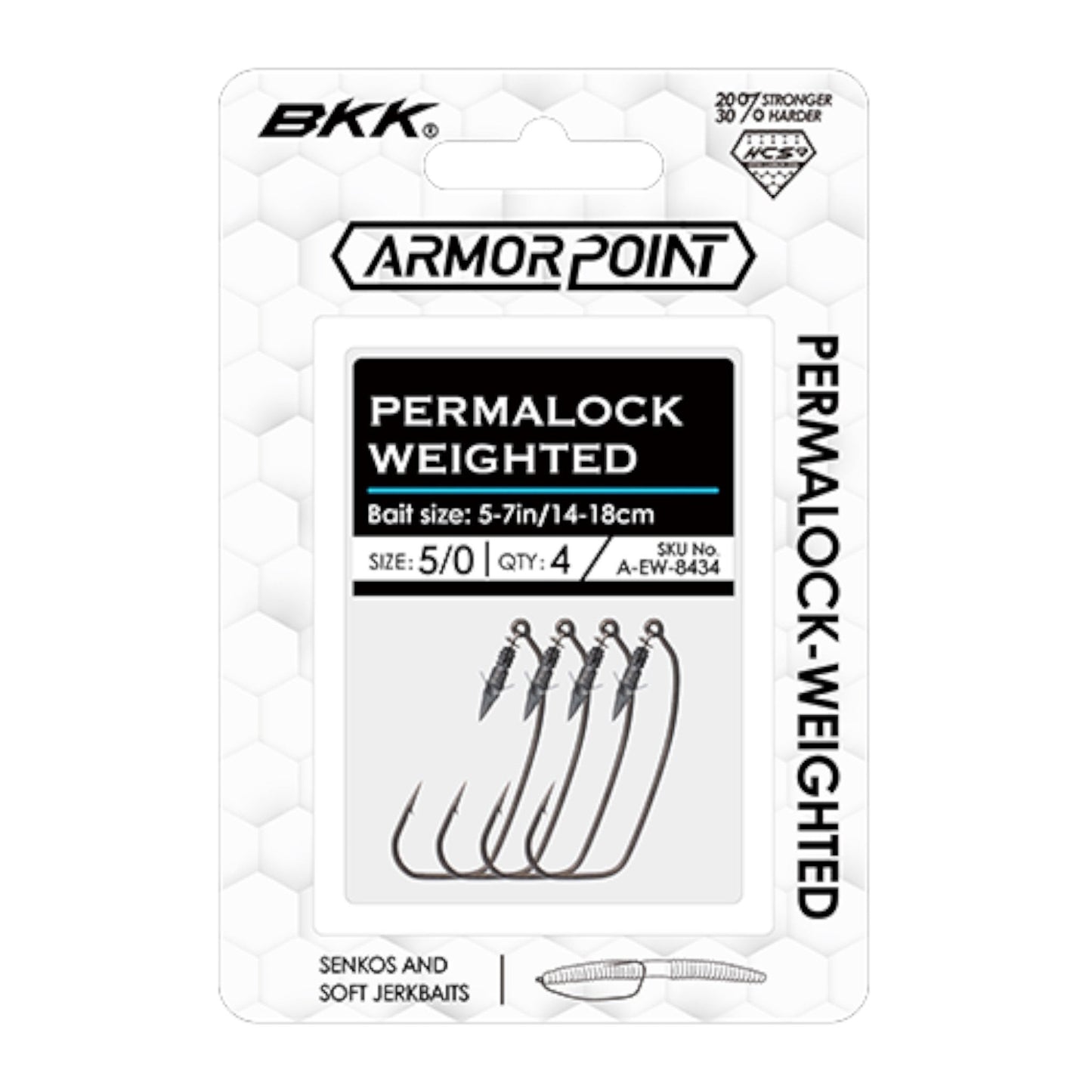 BKK Armor Point Permalock Weighted Hook - Dogfish Tackle & Marine