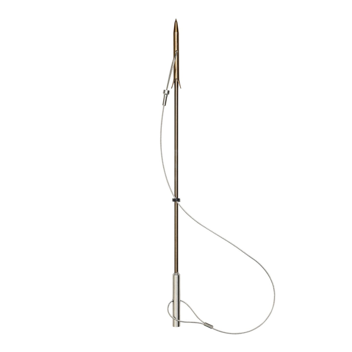 Dogfish Tackle & Marine 14in pole spear slip tip with heat-treated 17-4 stainless steel construction and razor sharp barbs.