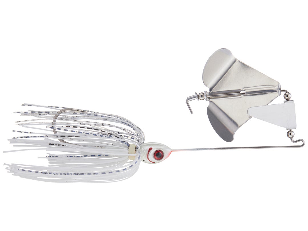 buzzbait fishing lures Booyah Buzz 1/4 oz Snow White Shad