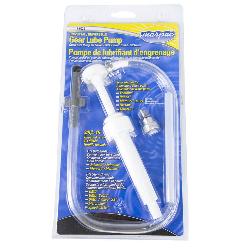 Marpac Gear Lube Pump Universal Marpac Gear Lube Pump Universal