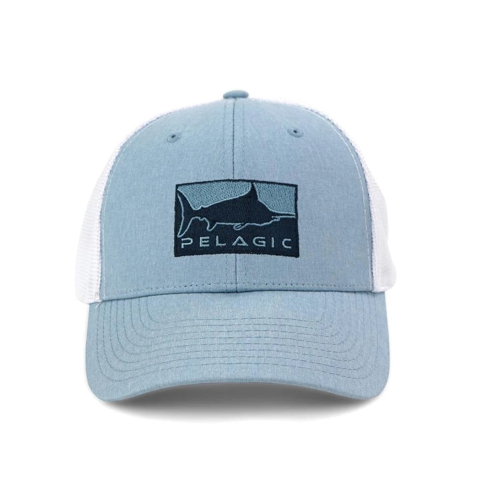 Pelagic Deep Sea Offshore Mesh Back Hat-Slate
