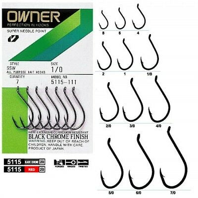 Owner Cutting Point Gorilla Live Bait Hook Size 3/0