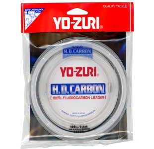 Yo-Zuri H.D. Carbon Fluorocarbon Leader Clear - Dogfish Tackle & Marine