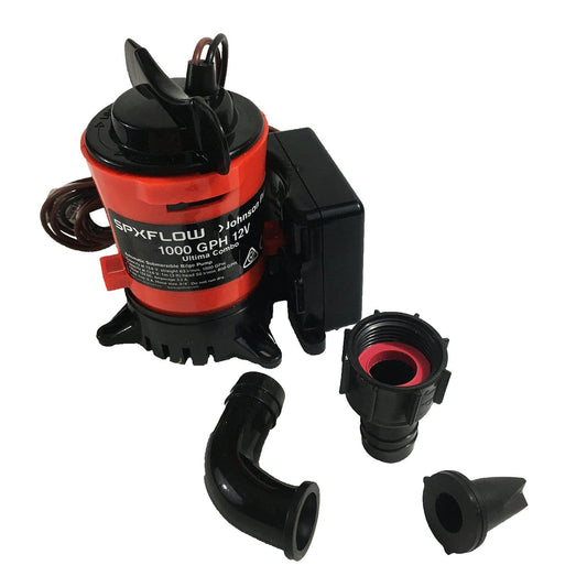 Johnson Pumps Automatic Bilge Pump 1000GPH Ultima Combo - Dogfish Tackle & Marine