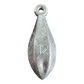 Dogfish Tackle & Marine bank sinker fishing weight with a streamlined lead design for bottom fishing rigs