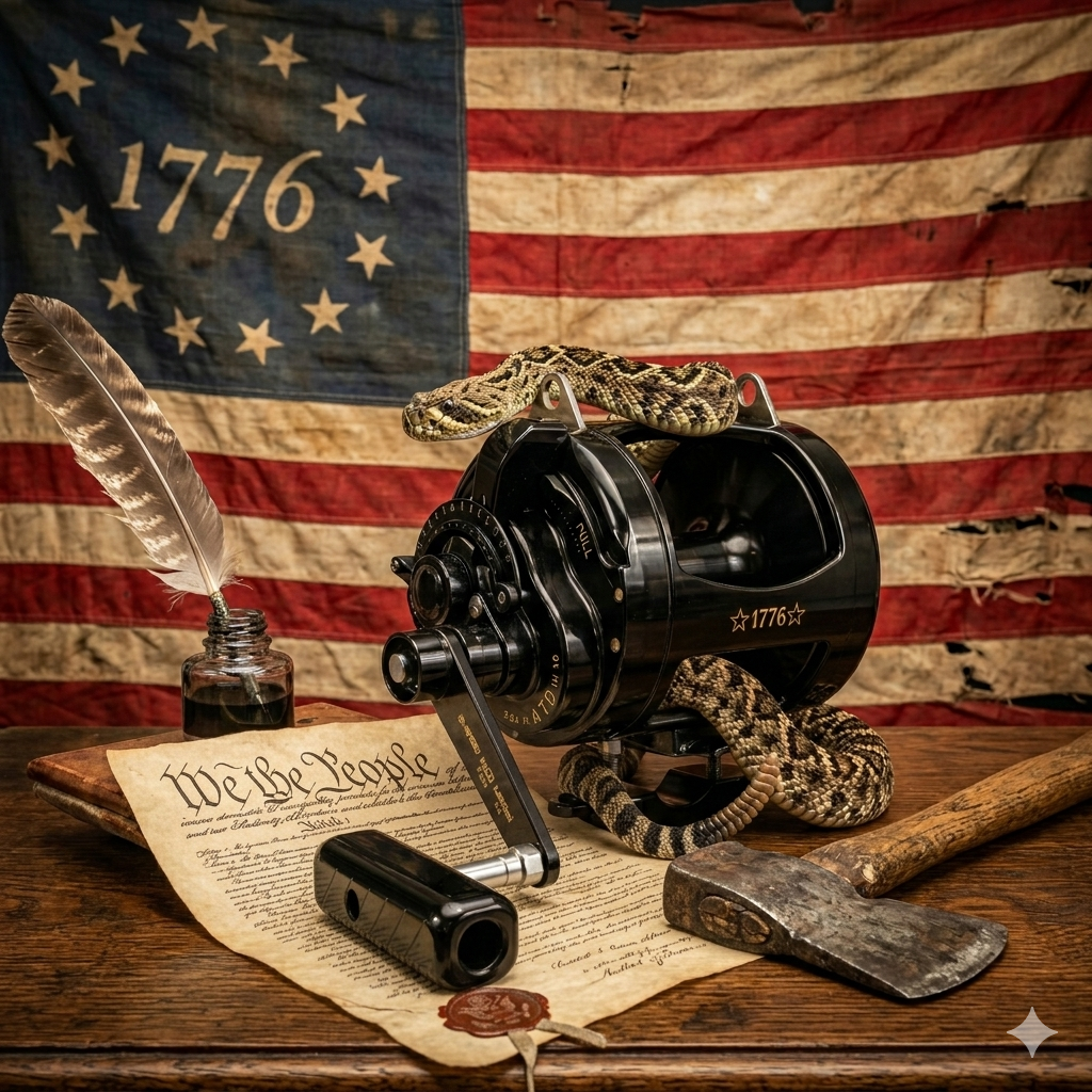 Accurate ATD-80W Don't Tread On Me Limited Edition - Dogfish Tackle & Marine