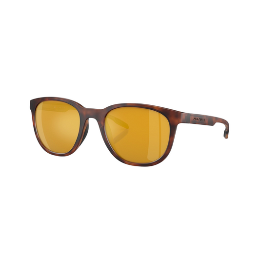 Dogfish Tackle & Marine Native Eyewear Targhee sunglasses with a round tortoise frame and amber polarized lenses.