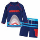 Vaenait Baby Ocean Boat Long Sleeve Swimsuit Set - Dogfish Tackle & Marine