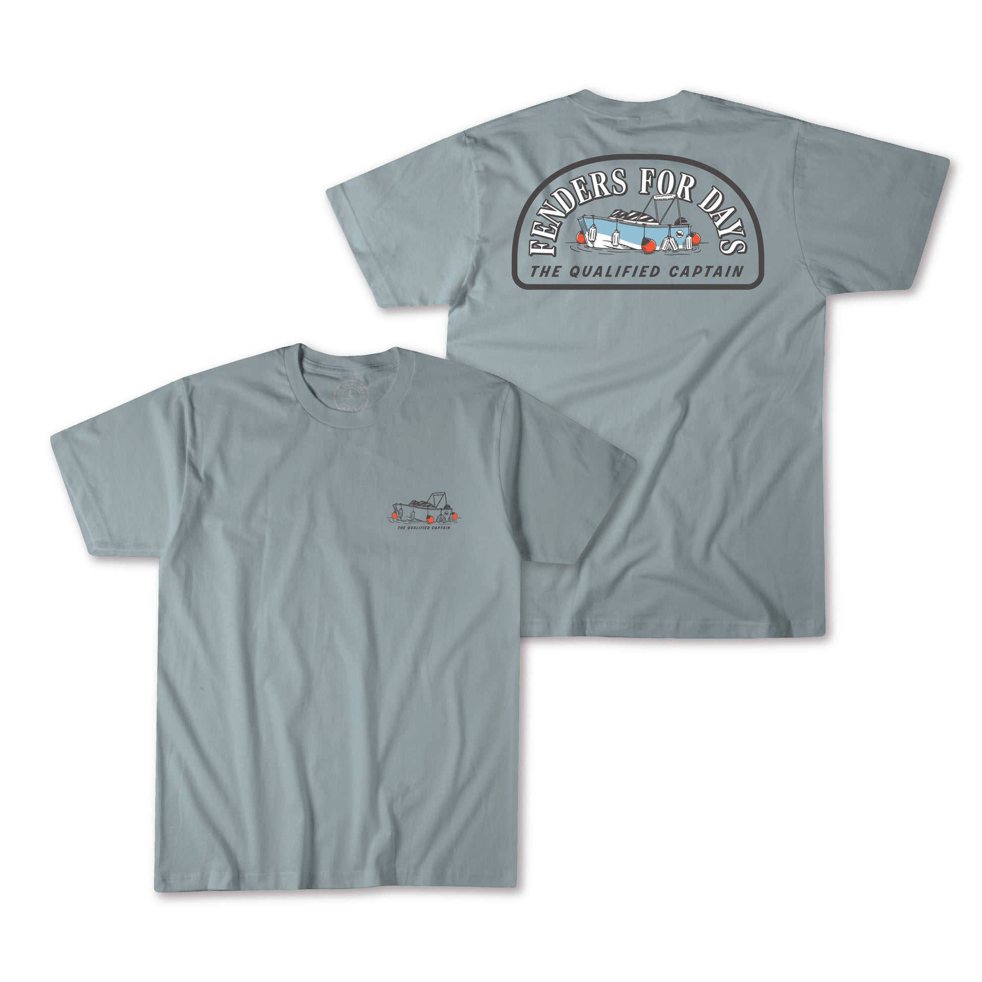 The Qualified Captain Fenders Tee - Dogfish Tackle & Marine