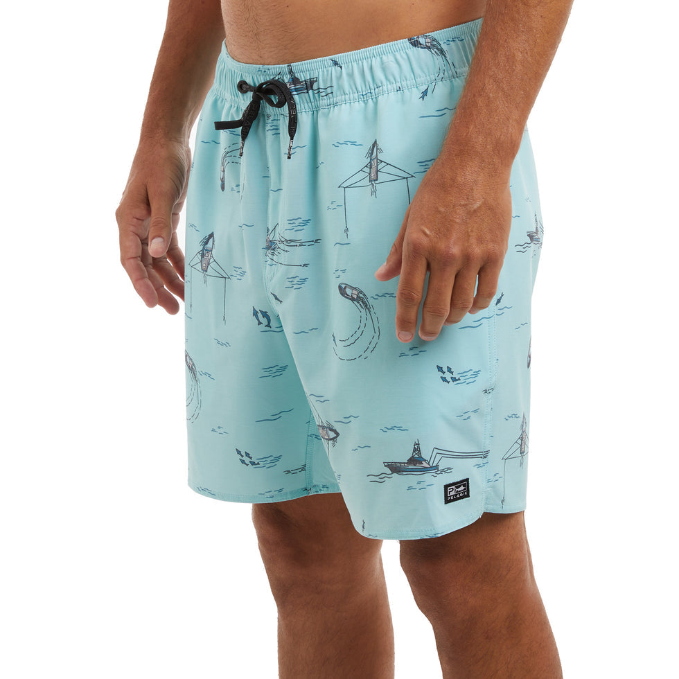 Pelagic The Dockside Trollin Elastic Waist Shorts 18in - Dogfish Tackle & Marine