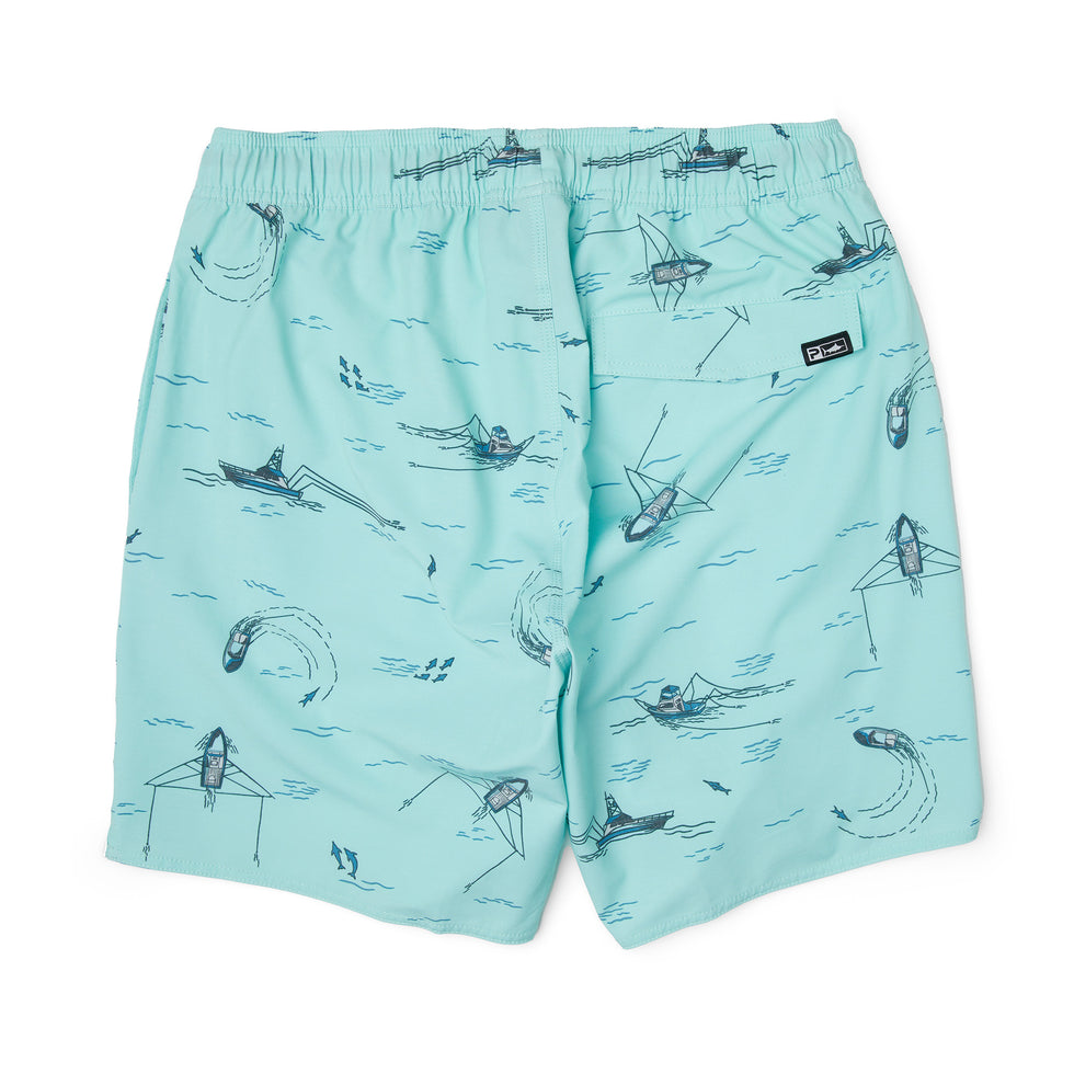 Pelagic The Dockside Trollin Elastic Waist Shorts 18in - Dogfish Tackle & Marine