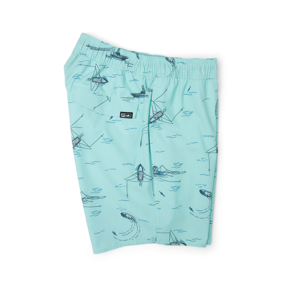 Pelagic The Dockside Trollin Elastic Waist Shorts 18in - Dogfish Tackle & Marine