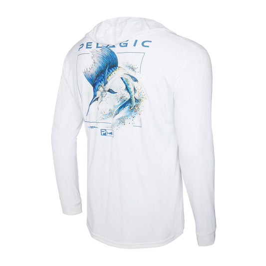 Pelagic Aquatek Goione Sailfish Hooded Fishing Shirt - Dogfish Tackle & Marine
