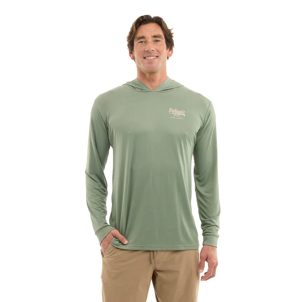 Pelagic Aquatek Gunner Hooded Fishing Shirt