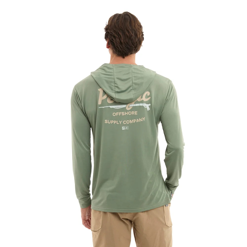 Pelagic Aquatek Gunner Hooded Fishing Shirt