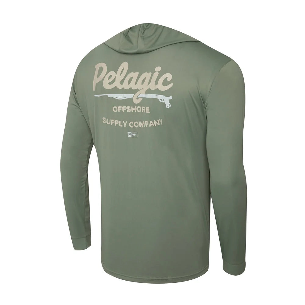 Pelagic Aquatek Gunner Hooded Fishing Shirt