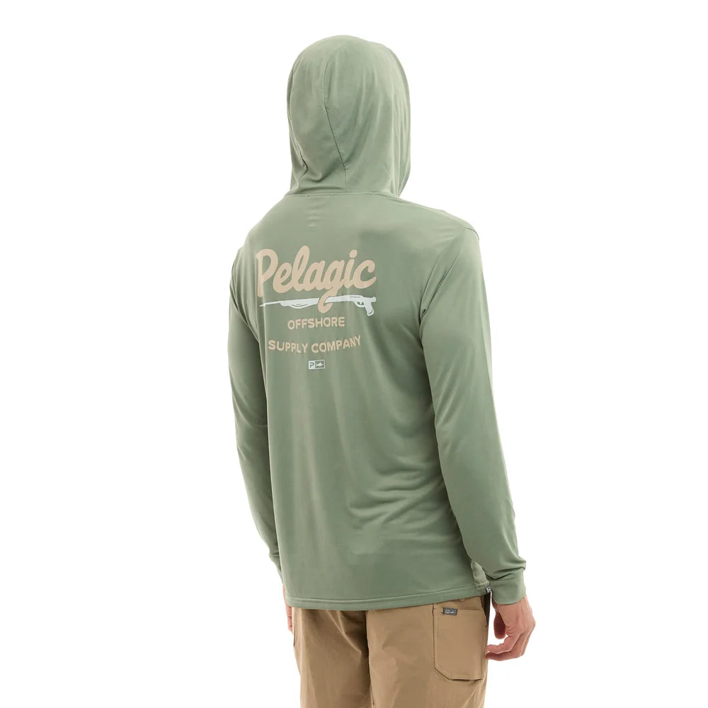 Pelagic Aquatek Gunner Hooded Fishing Shirt