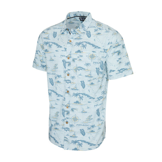 Pelagic Knockdown Woven Button Up Shirt - Dogfish Tackle & Marine
