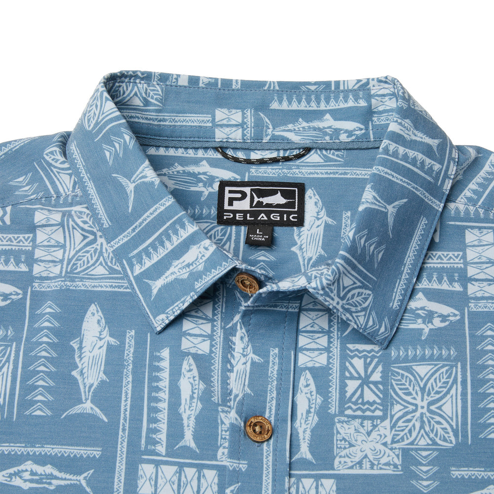 Pelagic Topshot Pacific Rim Button Up Shirt