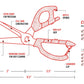 Bubba Blade Large Shears - Dogfish Tackle & Marine