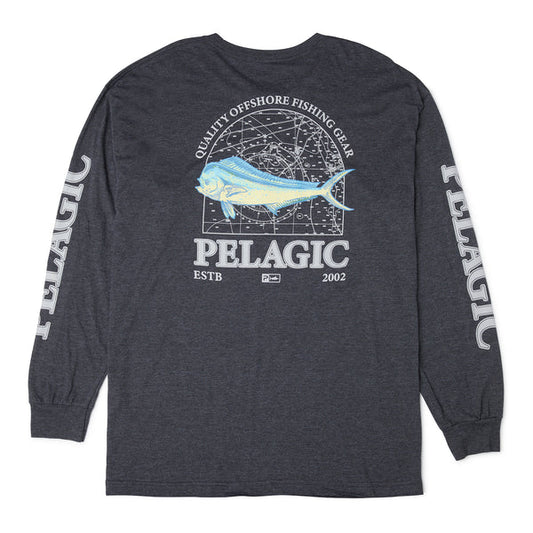 Pelagic Premium Long Sleeve Mapped Mahi Shirt - Dogfish Tackle & Marine