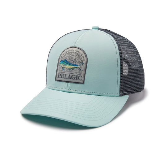 Pelagic Terminal Mapped Mahi Trucker Hat - Dogfish Tackle & Marine