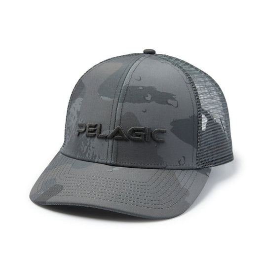 Pelagic Flybridge Brushed Camo Trucker Hat - Dogfish Tackle & Marine