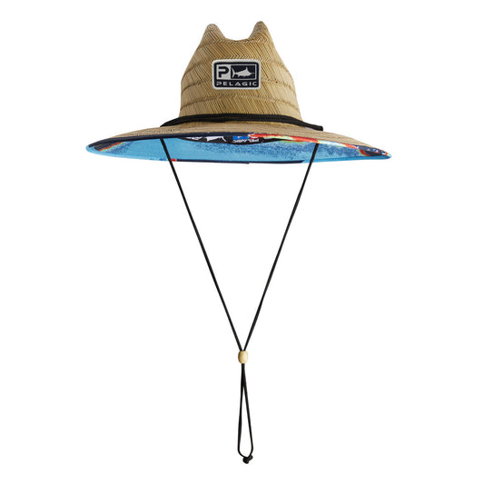 Pelagic Baja Straw Hat Open Seas Sonar Navy