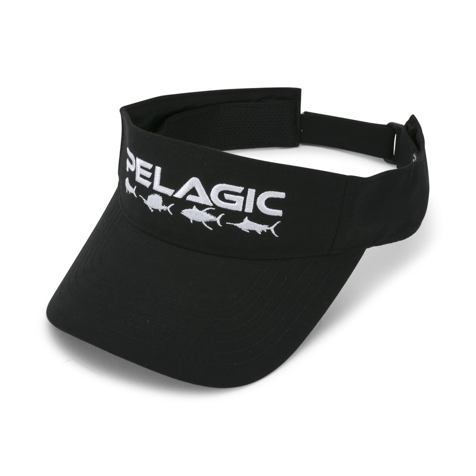 Pelagic Slam Performance Visor Black - Dogfish Tackle & Marine