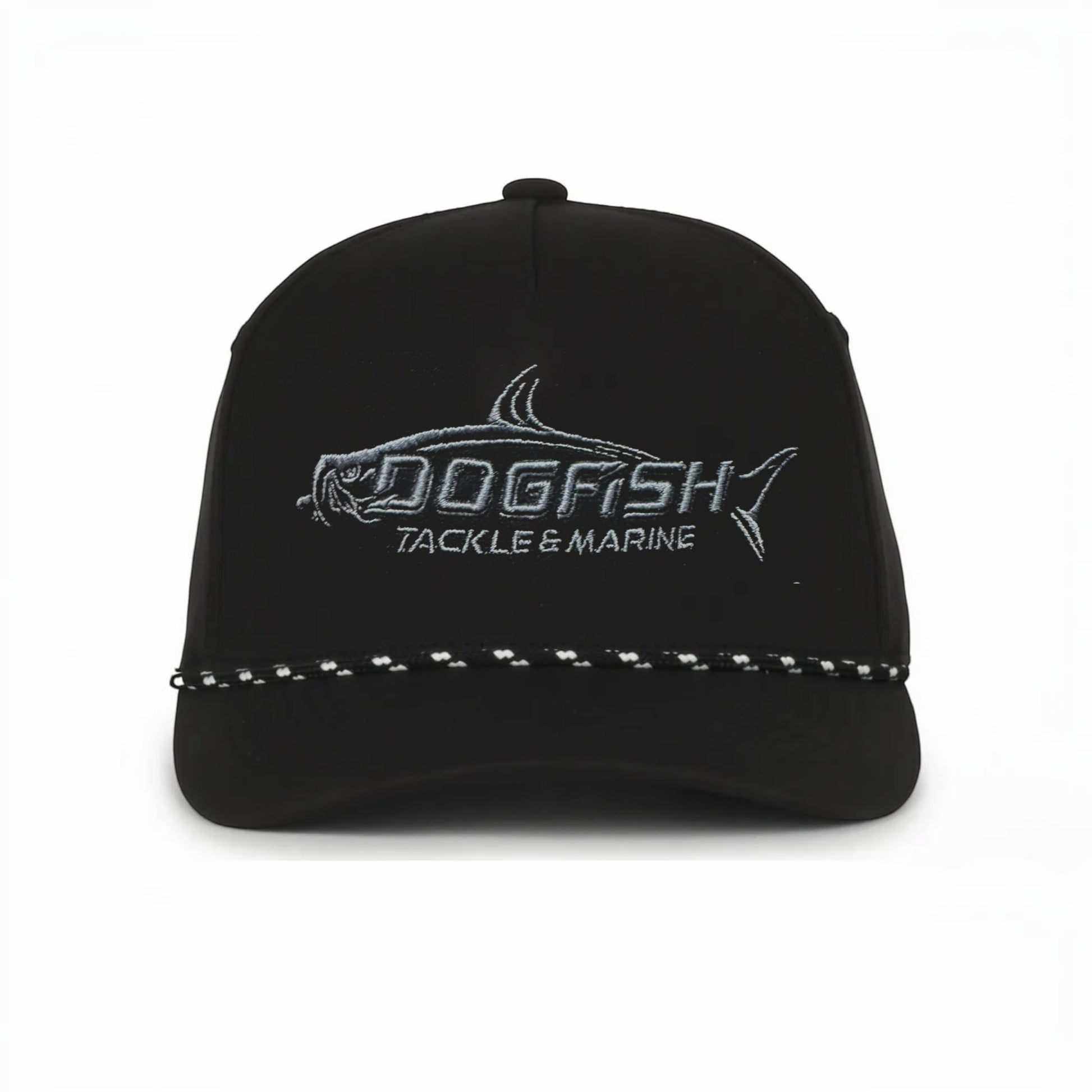 Dogfish Tackle & Marine Performace Rope Logo Hat - Dogfish Tackle & Marine