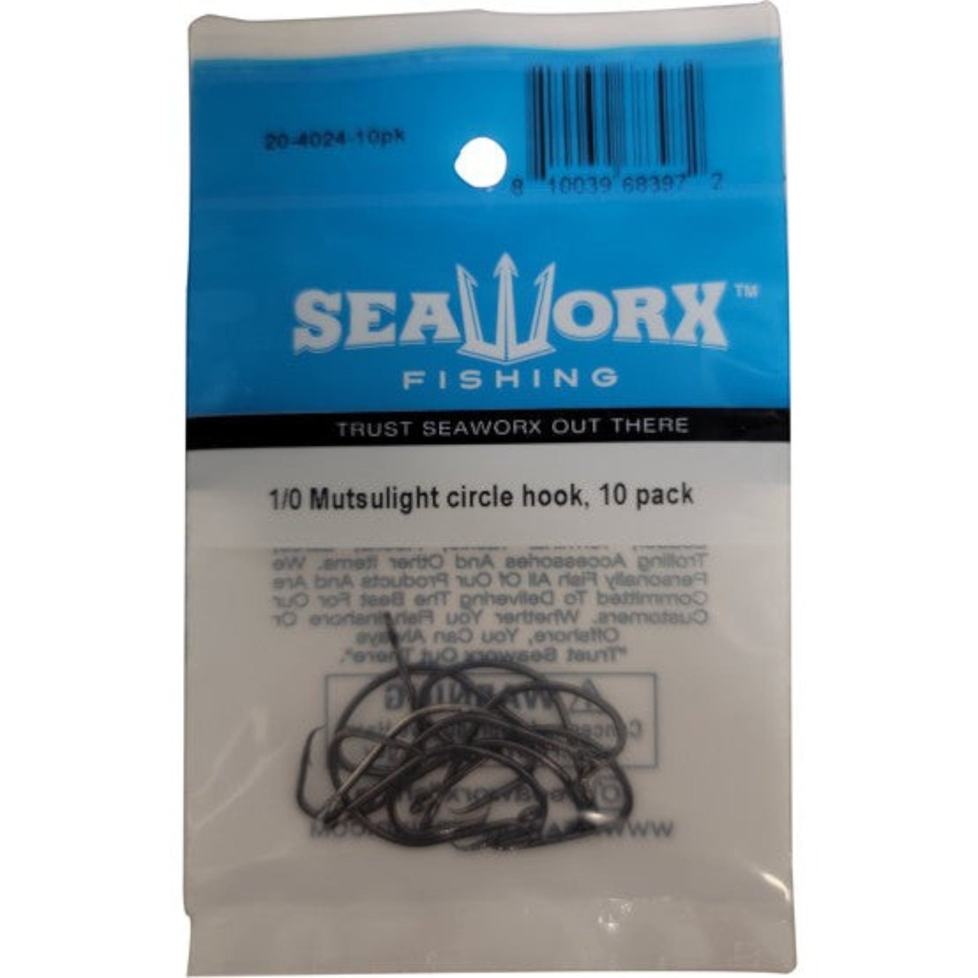 Seaworx Mutsulight Circle Hook Dogfish Tackle & Marine