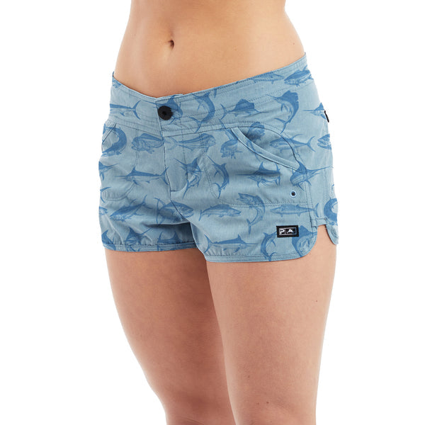 Pelagic Womens Deep Sea Water Activated Shorts