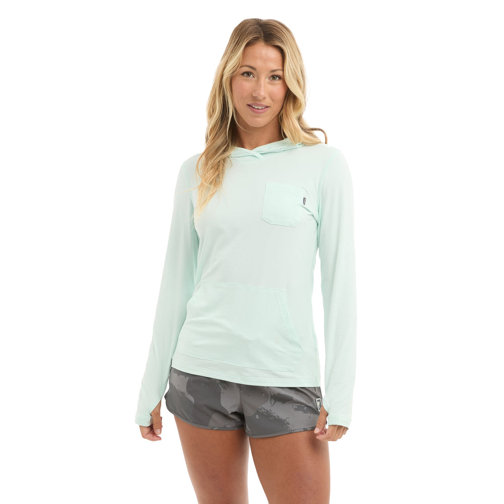 Pelagic Women's Freespool Hooded Performance Shirt