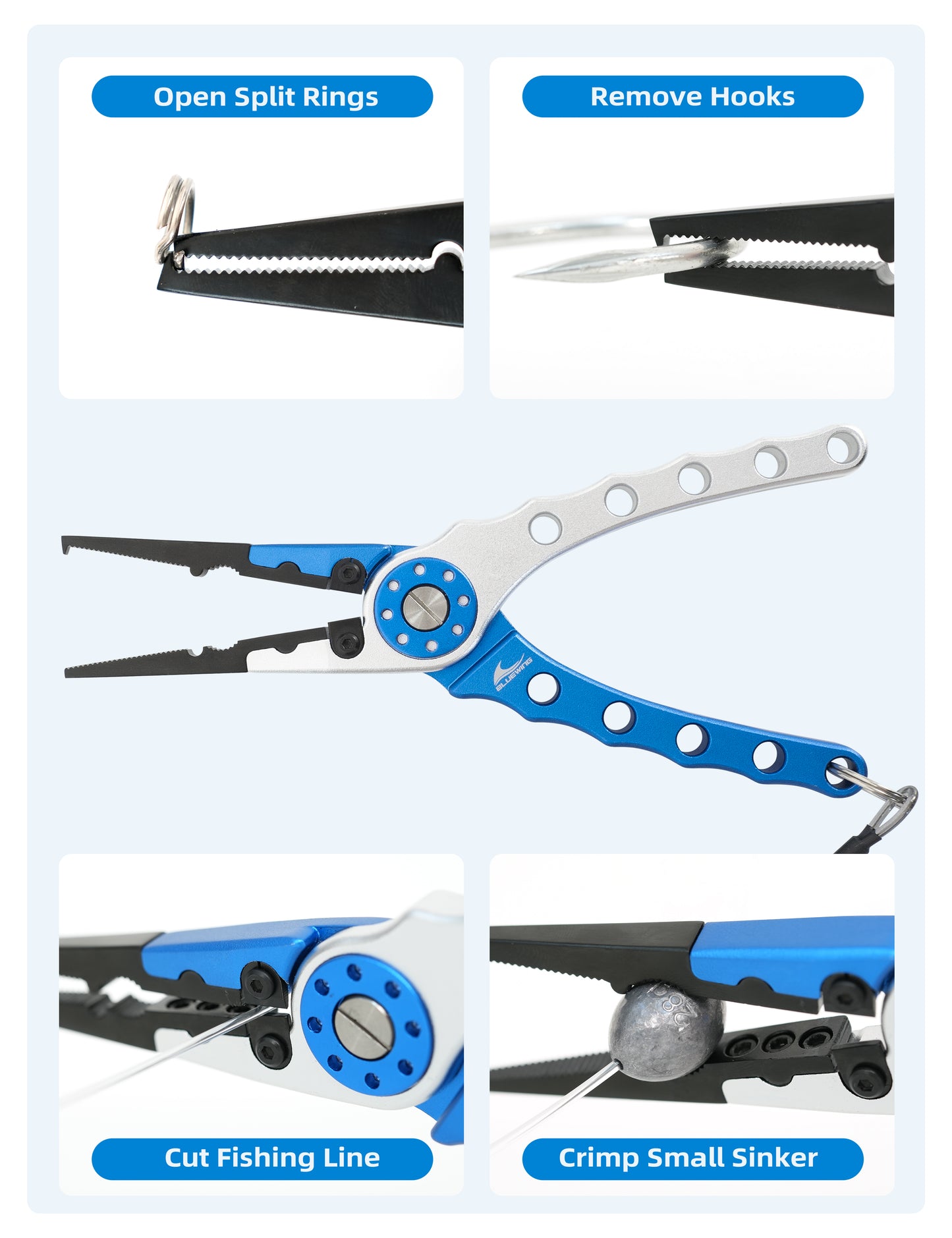 Bluewing Fishing Pliers - Dogfish Tackle & Marine