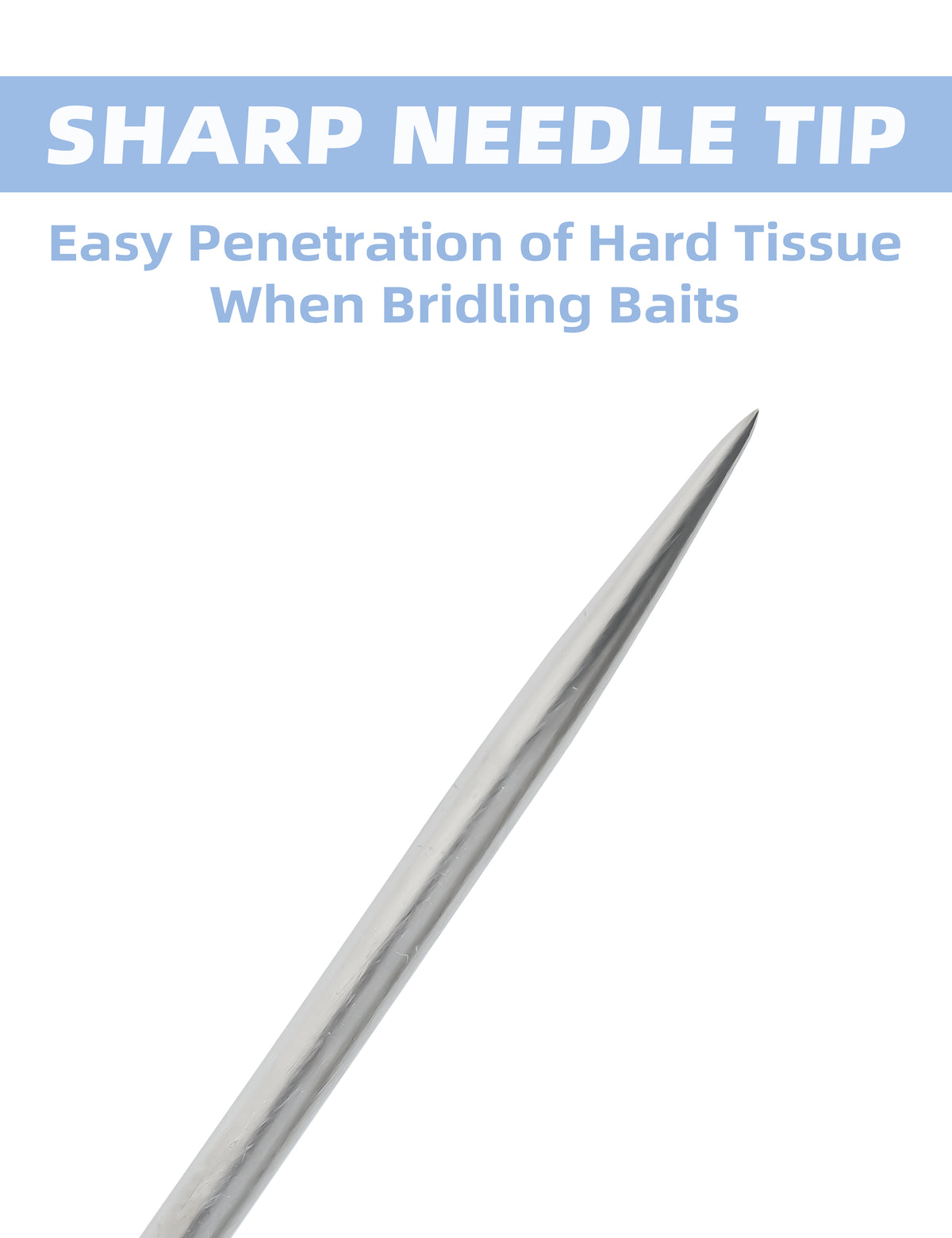 Blue Wing Stainless Bait Riggin Needles